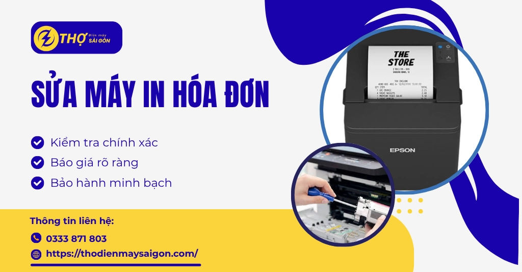 Sửa máy in hóa đơn