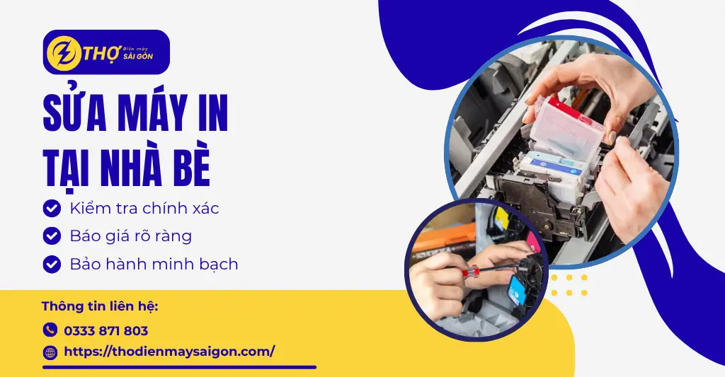 Sửa máy in tại Nhà Bè