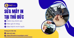 Sửa máy in tại Thủ Đức