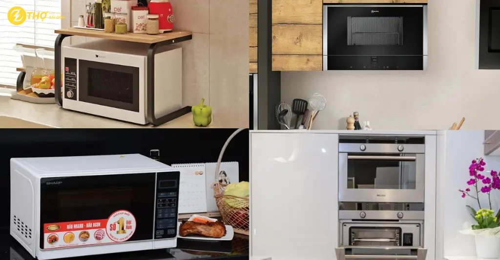 Vị trí lắp đặt lò vi sóng Sunhouse an toàn