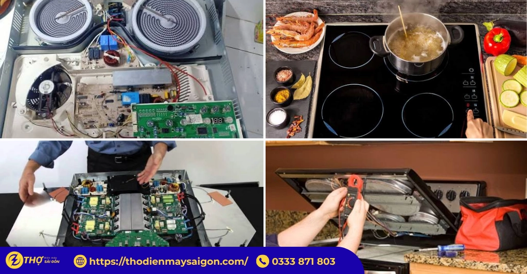 Các lỗi thường gặp ở bếp từ cần sửa chữa kịp thời