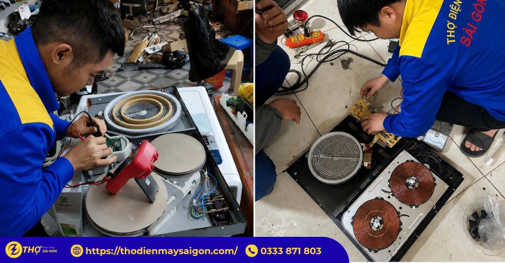 Lý do khách hàng tin chọn dịch vụ sửa bếp từ tại Thợ Điện Máy Sài Gòn