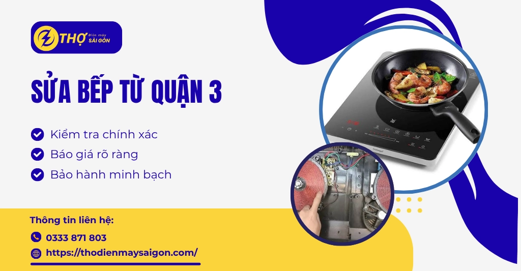 Sửa bếp từ quận 3