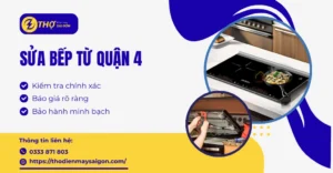 Sửa bếp từ quận 4