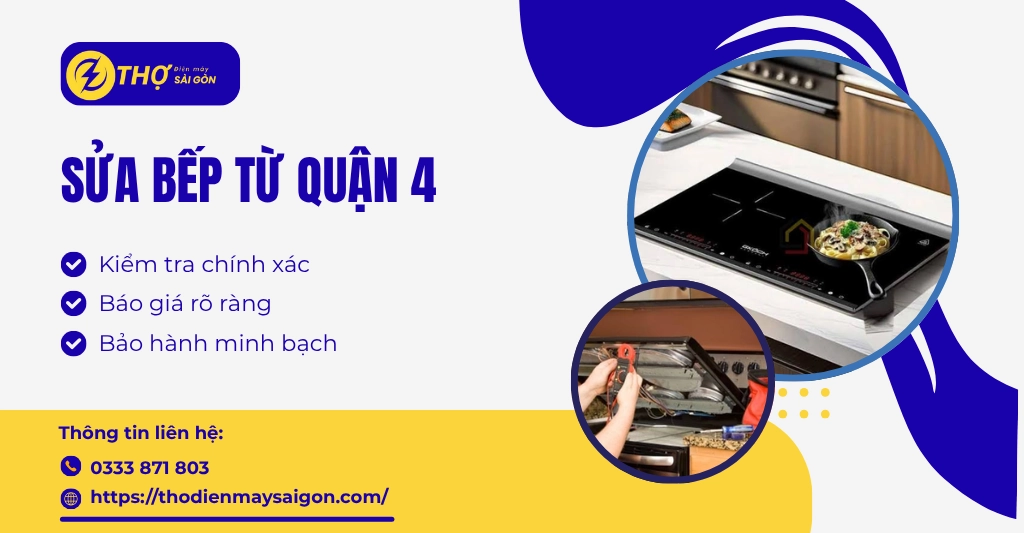 Sửa bếp từ quận 4