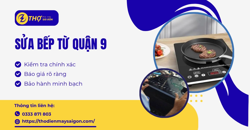 Sửa bếp từ quận 9