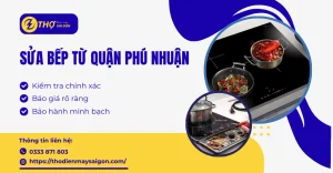 Sửa bếp từ quận Phú Nhuận