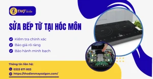 Sửa bếp từ tại Hóc Môn