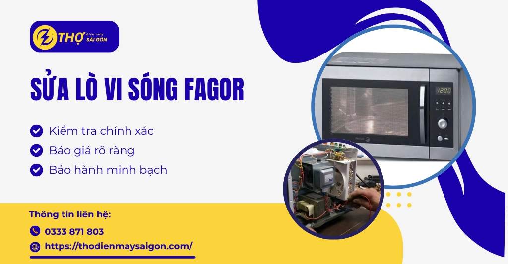 Sửa lò vi sóng Fagor
