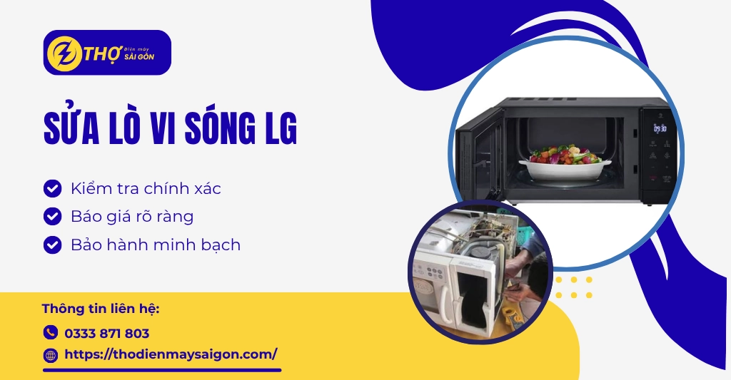 Sửa lò vi sóng LG
