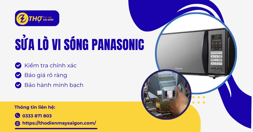 Sửa lò vi sóng Panasonic