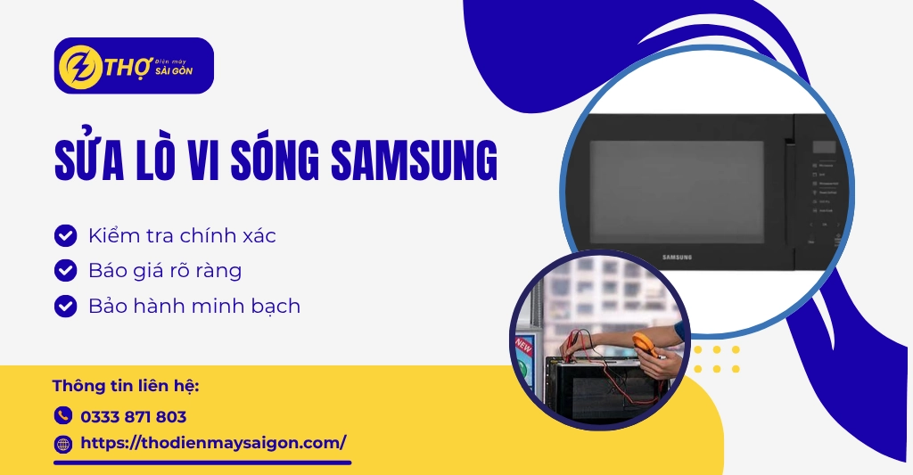 Sửa lò vi sóng Samsung