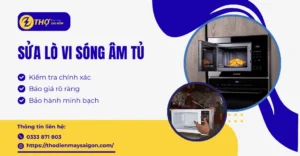Sửa lò vi sóng âm tủ