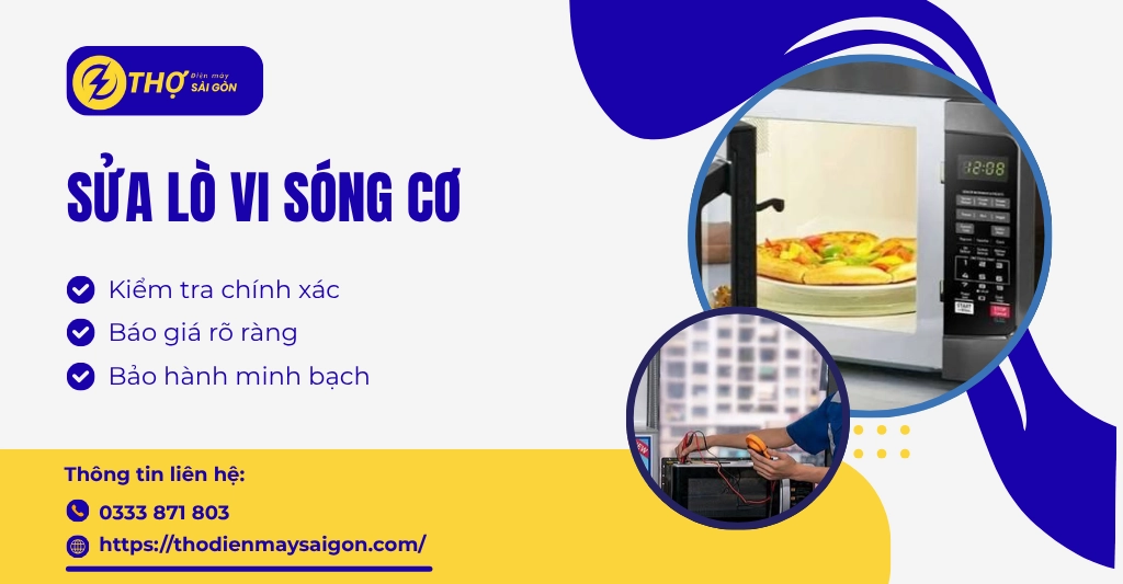 Sửa lò vi sóng cơ