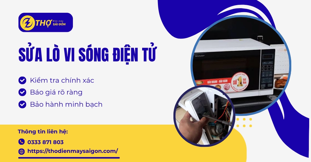 Sửa lò vi sóng điện tử