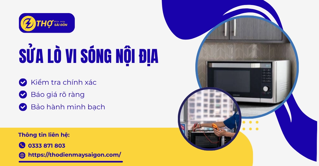 Sửa lò vi sóng nội địa