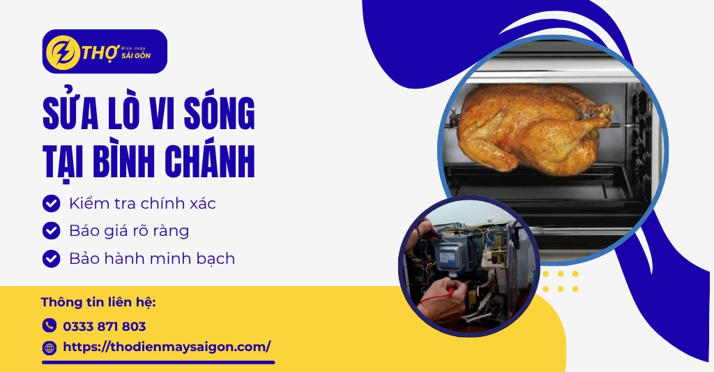 Sửa lò vi sóng tại Bình Chánh