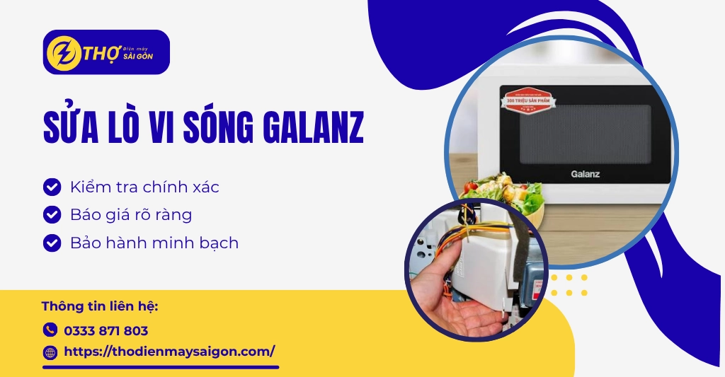sửa lò vi sóng Galanz