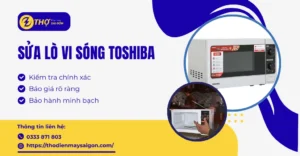 sửa lò vi sóng Toshiba