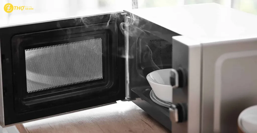 Những trường hợp bạn không nên tự sửa lò vi sóng cháy