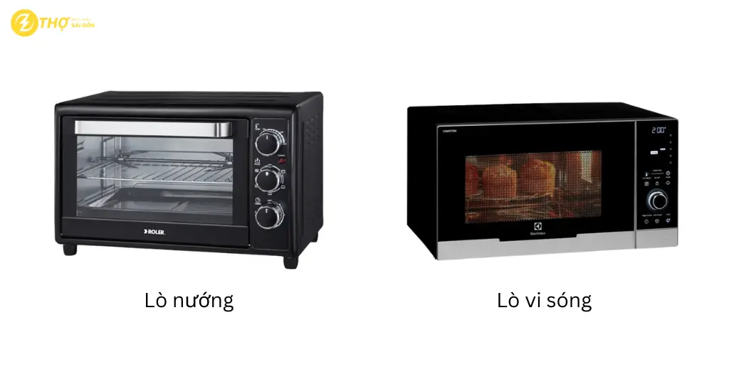 So sánh chi tiết lò nướng và lò vi sóng