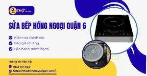 Sửa bếp hồng ngoại Quận 6
