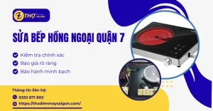 Sửa bếp hồng ngoại Quận 7