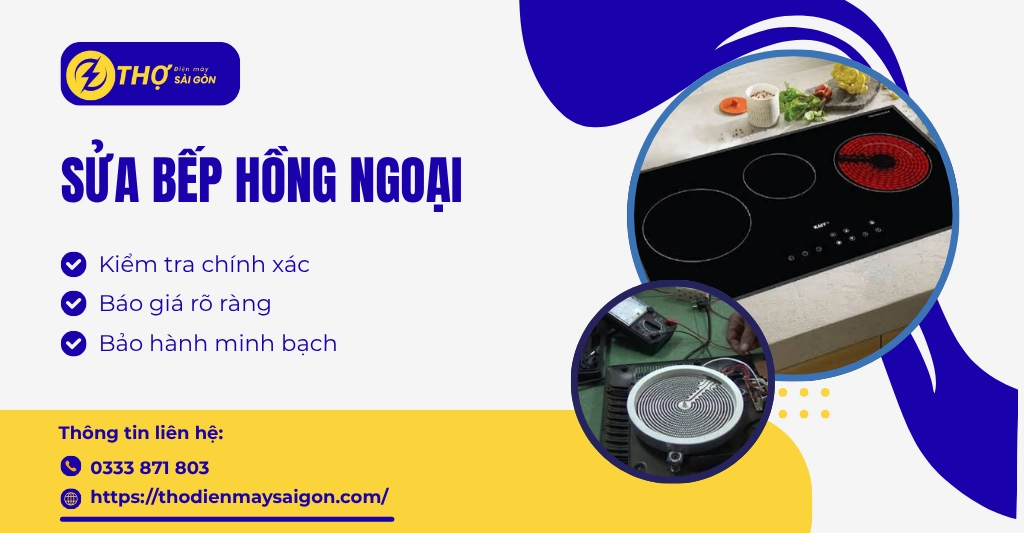 Sửa bếp hồng ngoại