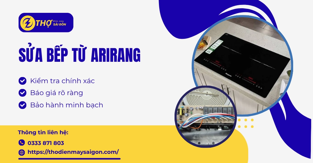 Sửa bếp từ Arirang