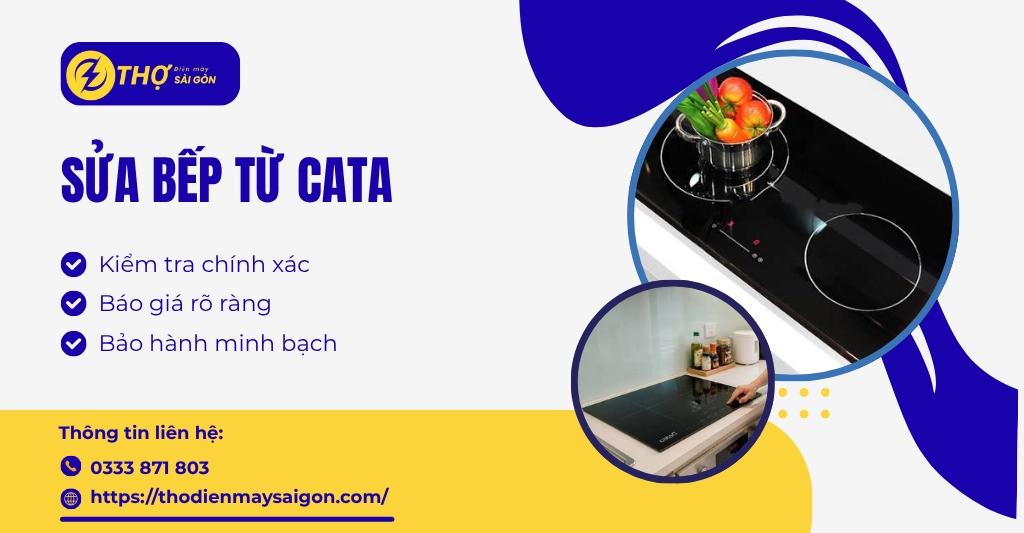 Sửa bếp từ Cata
