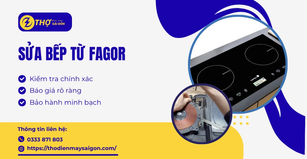 Sửa bếp từ Fagor