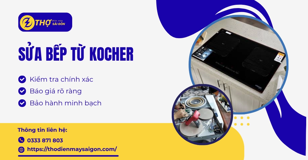 Sửa bếp từ Kocher