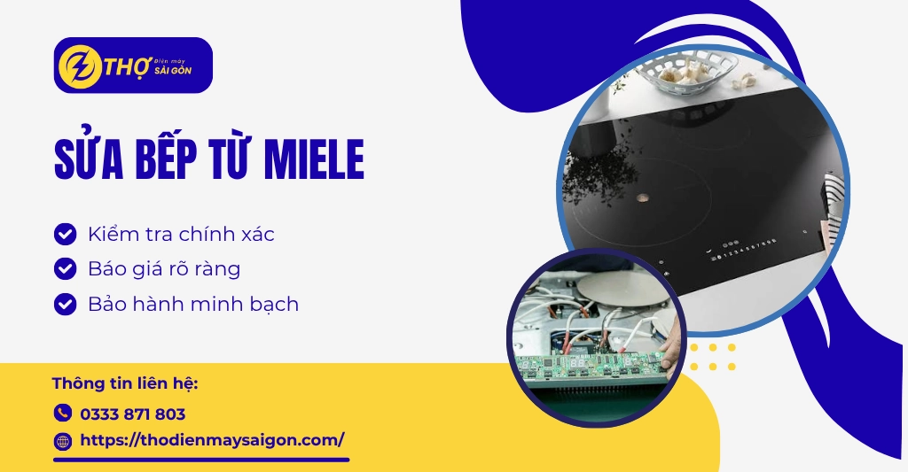 Sửa bếp từ Miele