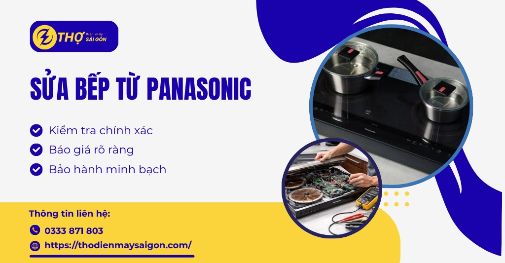 Sửa bếp từ Panasonic
