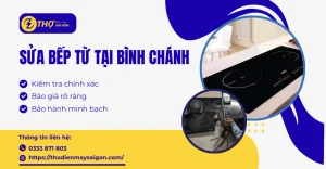 Sửa bếp từ tại Bình Chánh