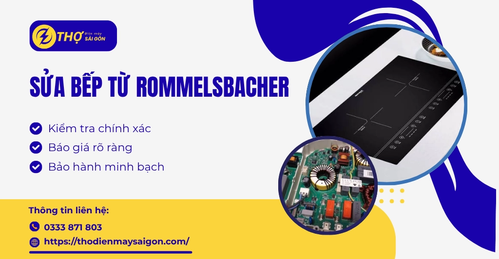 sửa bếp từ Rommelsbacher