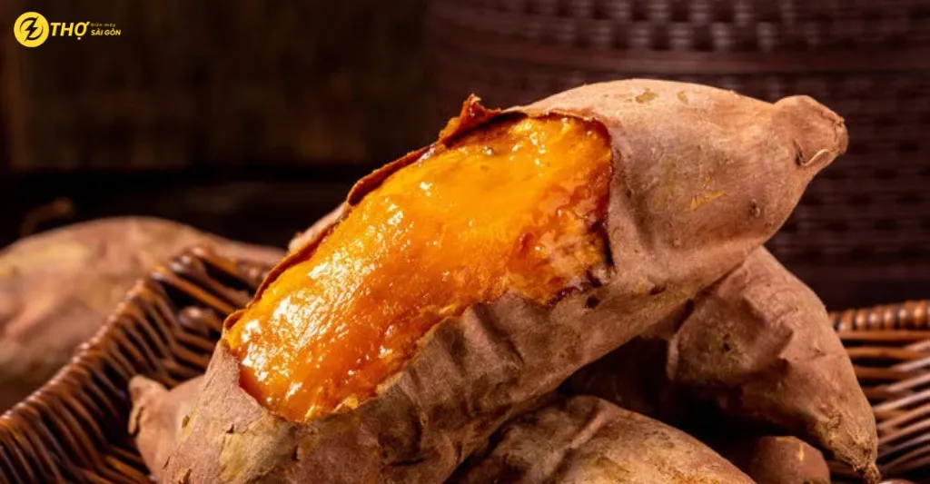 Khoai lang mật nướng