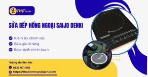 Sửa Bếp Hồng Ngoại Saijo Denki