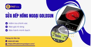 Sửa bếp hồng ngoại Goldsun