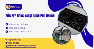 Sửa bếp hồng ngoại Quận Phú Nhuận