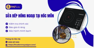 Sửa bếp hồng ngoại tại Hóc Môn