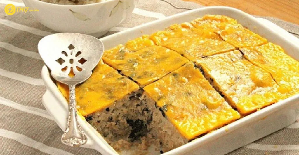 Trứng hấp thịt băm