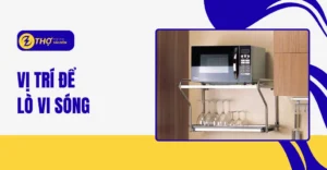 Vị trí để lò vi sóng
