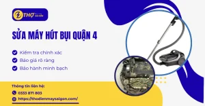 sửa máy hút bụi Quận 4